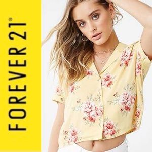 Forever 21 Floral Crop Top❤️